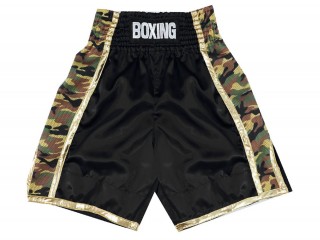 Shorts Boxe Anglaise Personnalisé : KNBSH-034-Noir